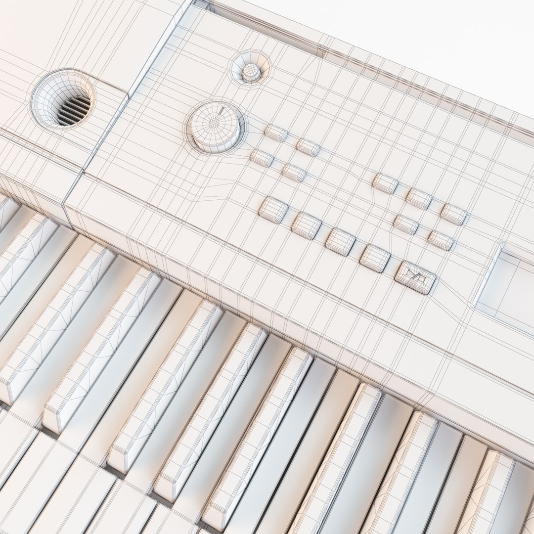 Synthesizer Yamaha Psr-e253 3d Obj