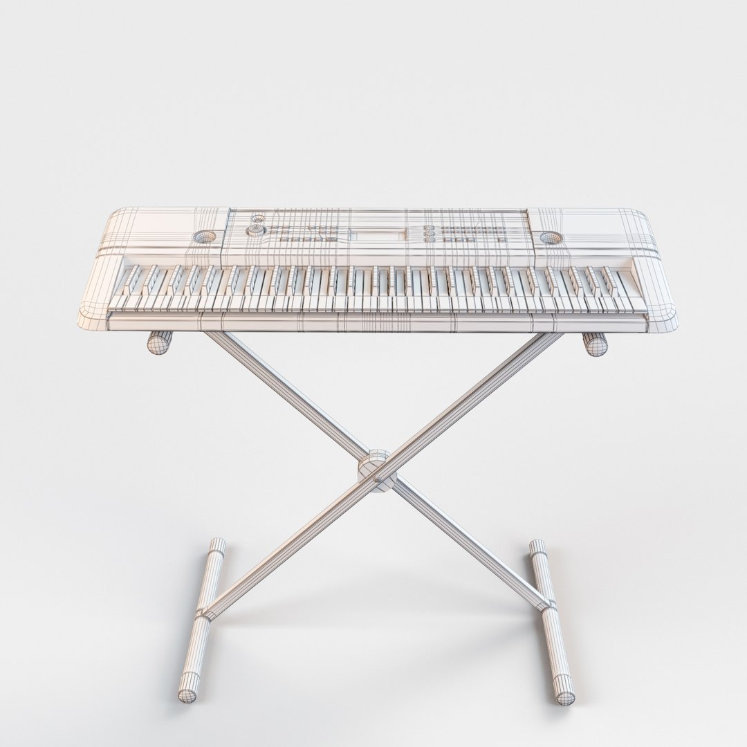 Synthesizer Yamaha Psr-e253 3d Obj