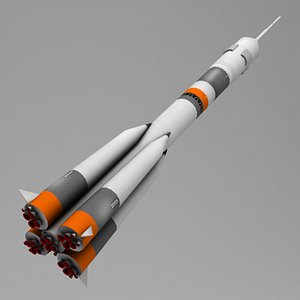 3d carrier rocket