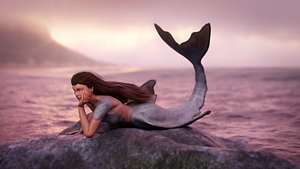 Rigged Mermaid