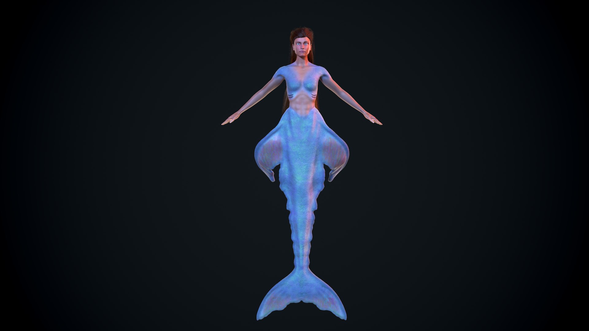 3D Mermaid Rigging - TurboSquid 1695977