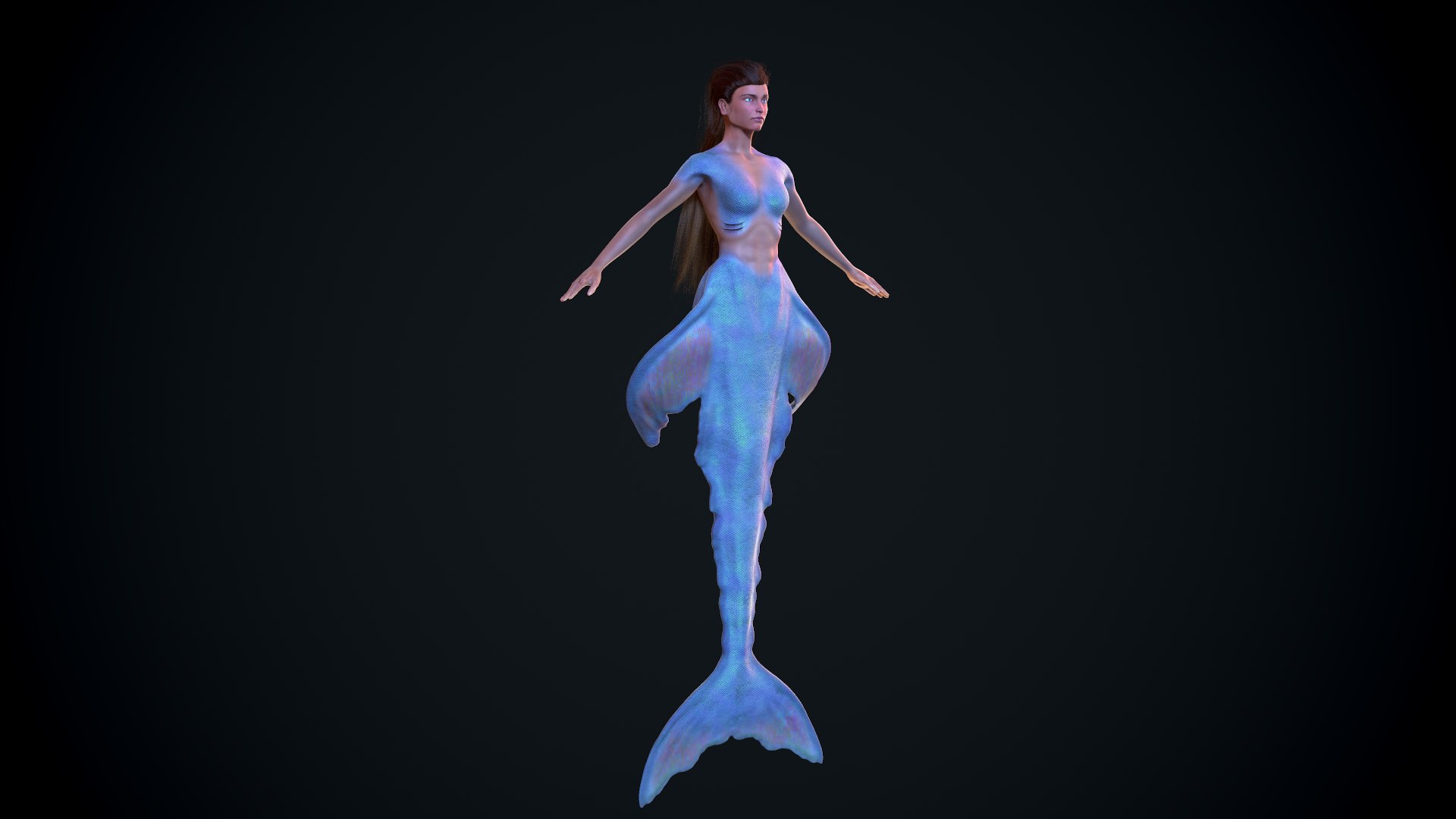 3D Mermaid Rigging - TurboSquid 1695977