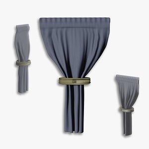 3D Deco CurtainsLong T03 - Single Fabric Sunblind model