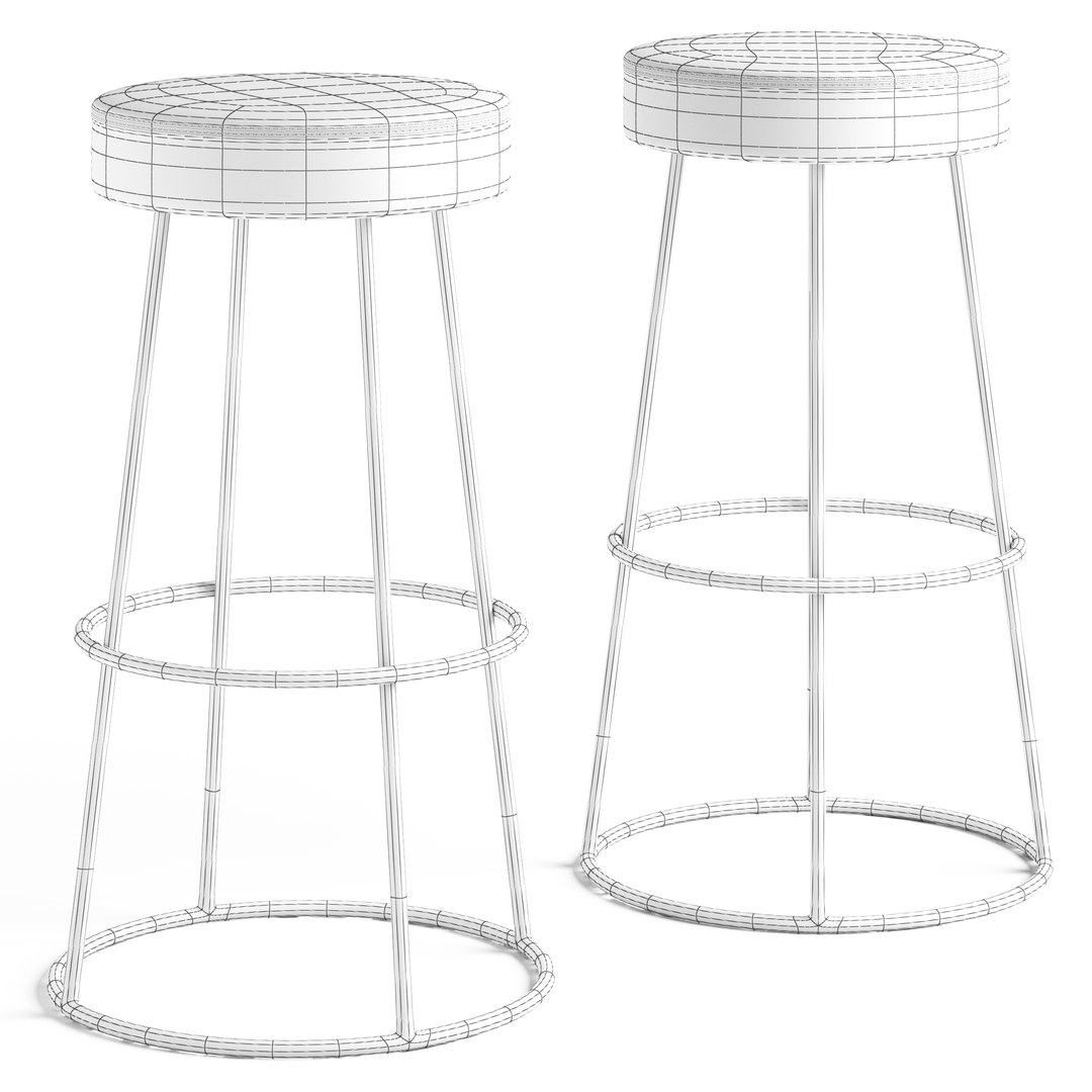 Cult Living Truss Stool Model - TurboSquid 2173620