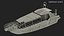 3D model Excursion Boat White