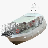 Excursion Boat White