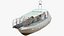 3D model Excursion Boat White