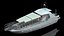 3D model Excursion Boat White