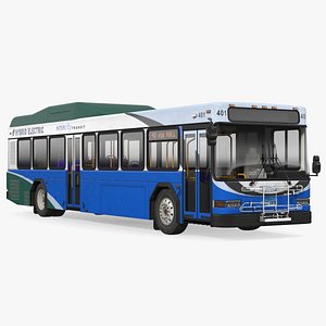 Gillig Advantage Hybrid Bus Intercity Transit Simple Interior model