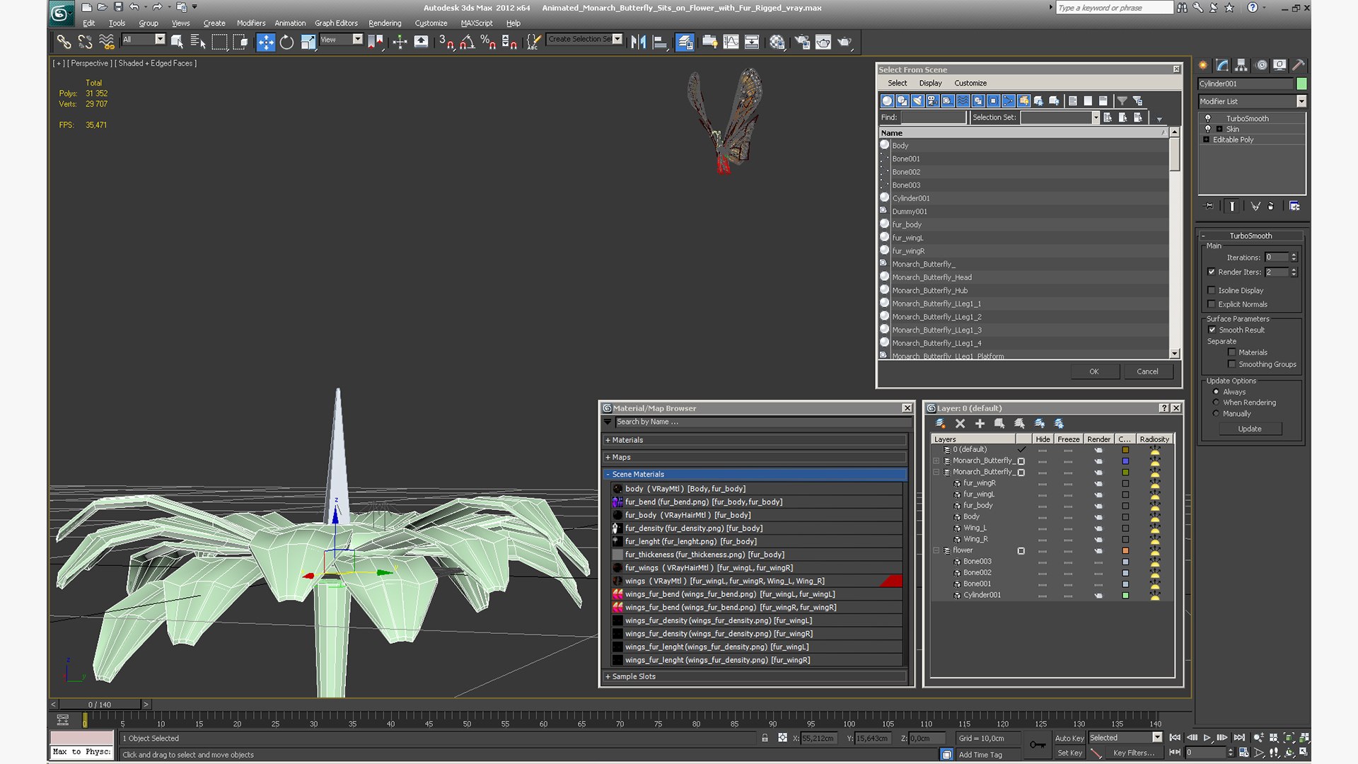 monarch butterfly sits flower 3D model https://p.turbosquid.com/ts-thumb/rc/aRyRXR/zRJg5I9m/animatedmonarchbutterflysitsonflowerwithfurriggedmb3dmodel019/jpg/1573177790/1920x1080/fit_q87/baf7ddeb4e220971a5959e3c259e03a6375ca781/animatedmonarchbutterflysitsonflowerwithfurriggedmb3dmodel019.jpg