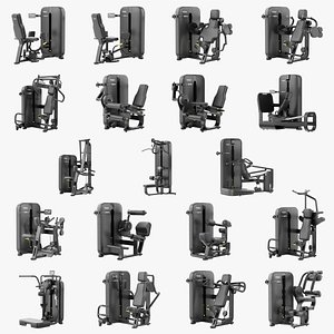 Technogym Artis Selectorized Gym Collection 3D