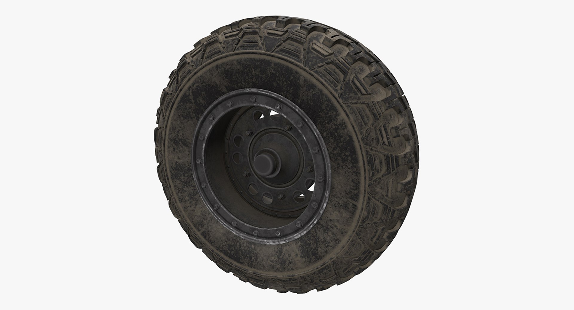Buggy Wheel 3D model preview