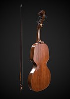 Violin FM Ashley 5 String music instrument Low-poly