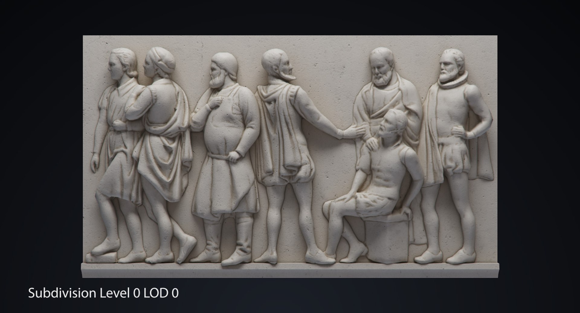 Bas Relief Df1 3ds