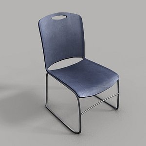 3ds plastic chair