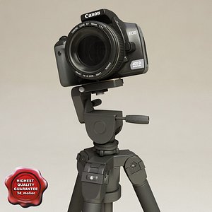 maya canon eos 400d tripod