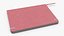 Stationary Notebook with Bookmark Pink