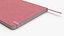 Stationary Notebook with Bookmark Pink