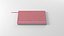 Stationary Notebook with Bookmark Pink