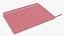 Stationary Notebook with Bookmark Pink