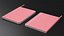 Stationary Notebook with Bookmark Pink