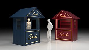 Market Stall 3D model