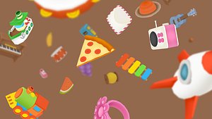 3D Props - Adorable Items 3D model