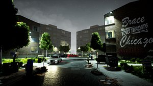 Parkway Garden Homes - O Block Chicago 3D model