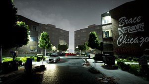 Parkway Garden Homes - O Block Chicago 3D model