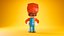 Modelo 3D Super Mario Low Poly Rigged