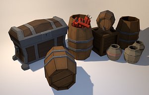 pack containers model