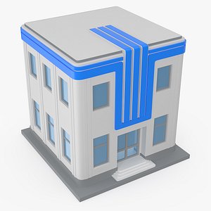 Cartoon Building 3D model
