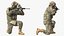 Soldier in Green Camo with Night Vision Aiming Fur