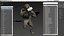 Soldier in Green Camo with Night Vision Aiming Fur