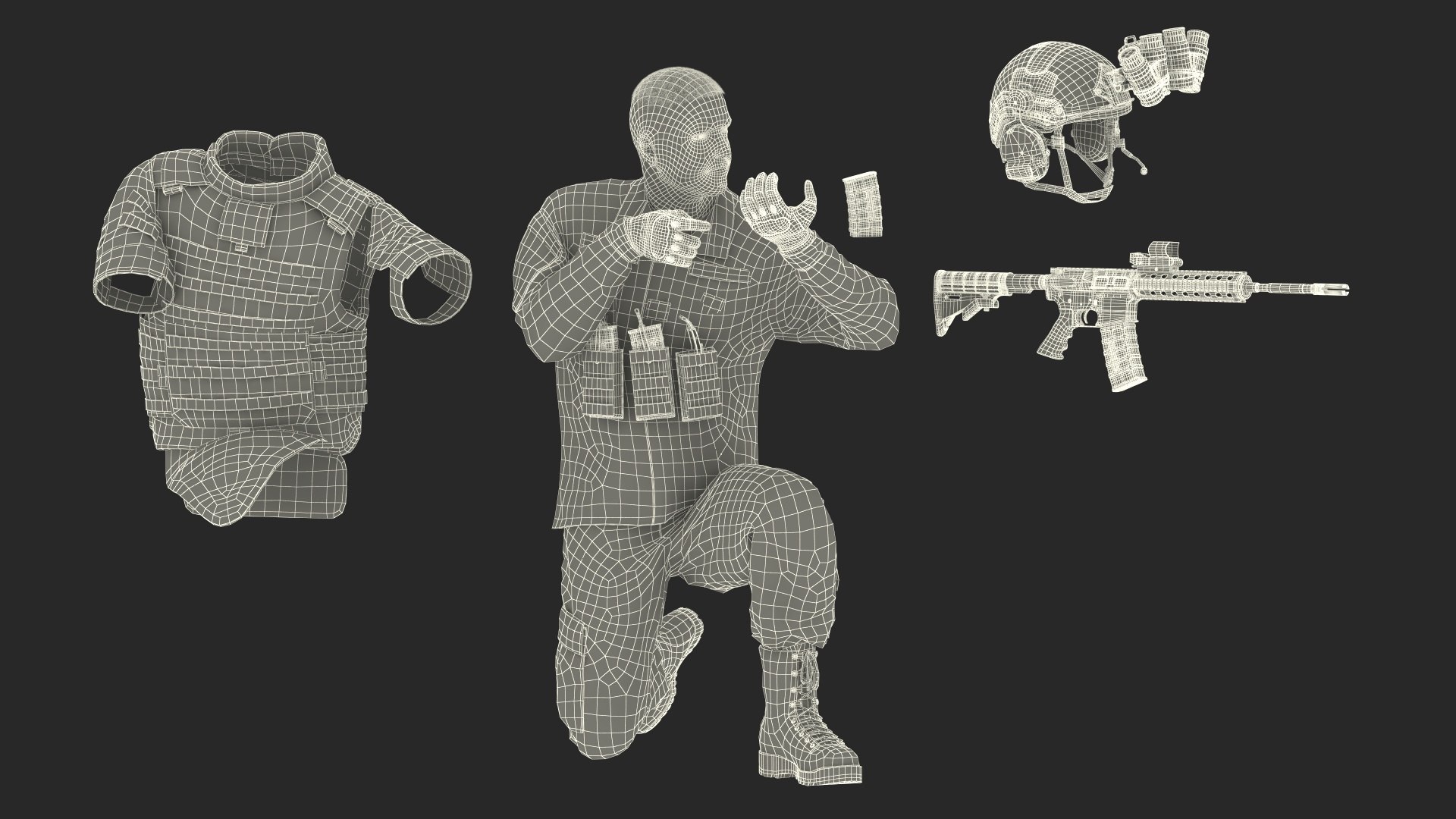 3D model Soldier in Green Camo with Night Vision Aiming Fur https://p.turbosquid.com/ts-thumb/rd/LoNTbh/h7/soldieringreencamowithnightvisionaimingfur3dmodel028/jpg/1717325331/1920x1080/fit_q87/4f9663e58a0278db8424d34c7b664de49630ea8e/soldieringreencamowithnightvisionaimingfur3dmodel028.jpg