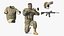 Soldier in Green Camo with Night Vision Aiming Fur