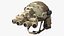 Soldier in Green Camo with Night Vision Aiming Fur