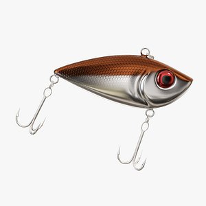 3D fishing lure rattlin