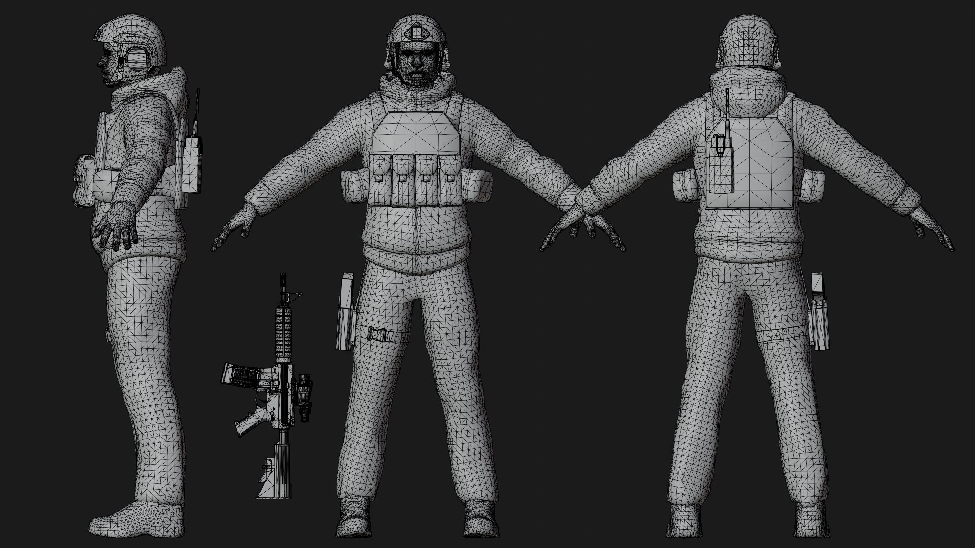 3D Special Forces Soldier Model - TurboSquid 2383868