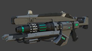 pressure cannon 3d model