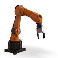 Industrial 6-Axis Robotic Arm with Gripper