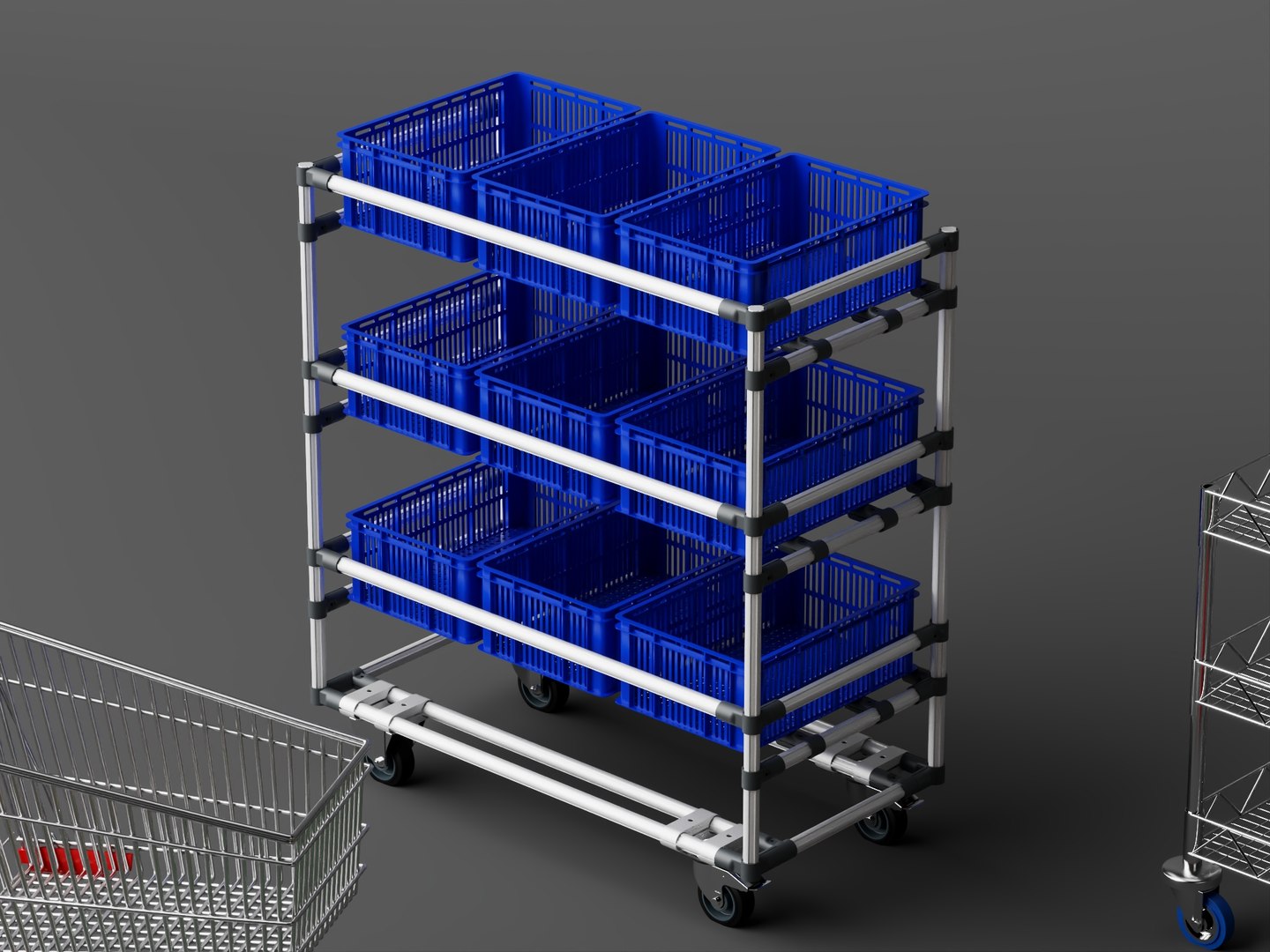 Supermarket Trolley Shopping Basket Storage Rack 3D Model Pack model https://p.turbosquid.com/ts-thumb/rd/UJLlNG/0p/16/jpg/1785654694/1920x1080/fit_q87/fd0adb2a41f15faa0c0c585b1b46d5cec0152ceb/16.jpg