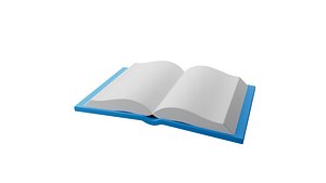 Cartoon Open Book model