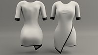 Asymmetrical Bodycon Dress