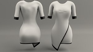 Asymmetrical Bodycon Dress