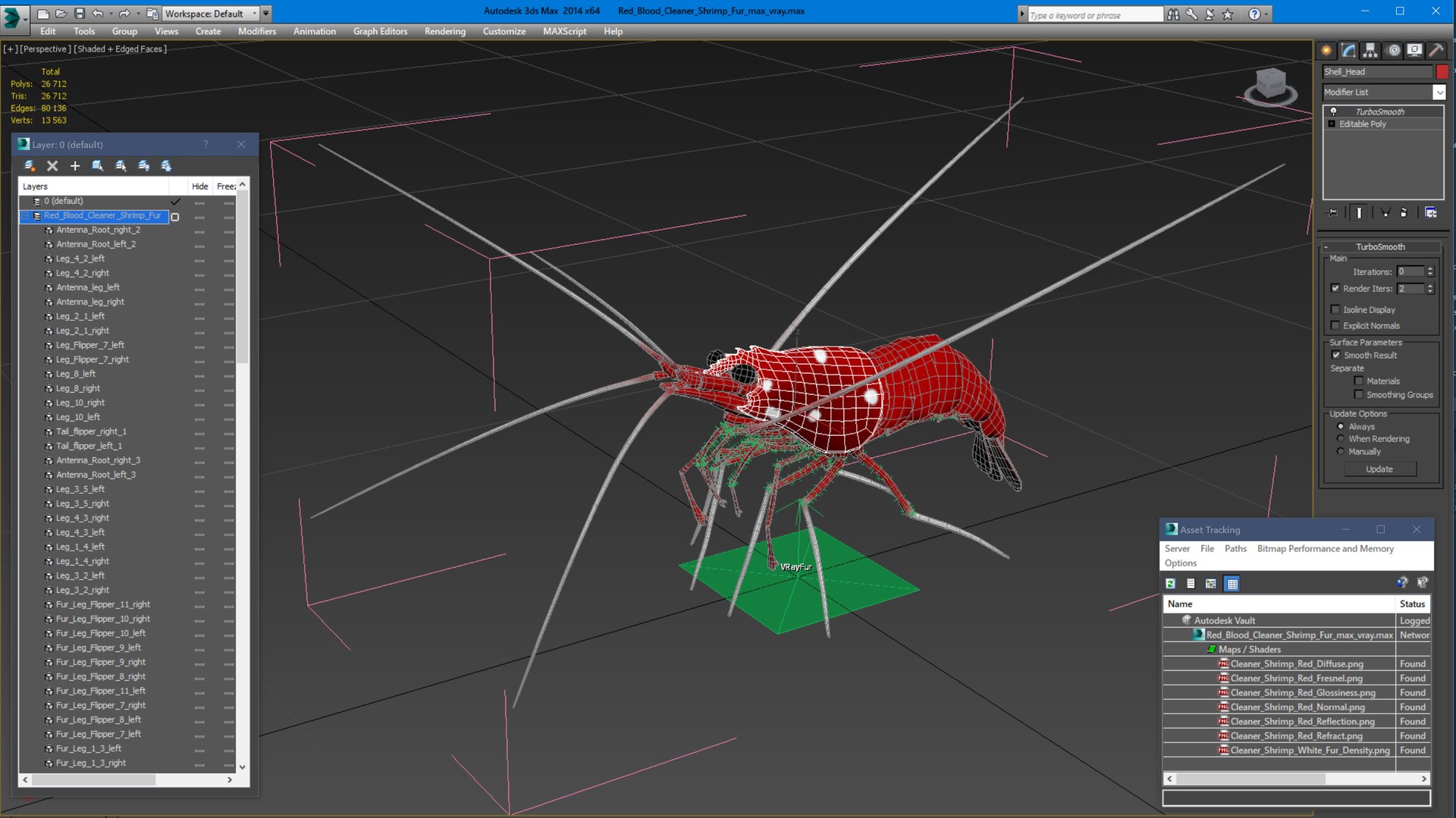 3D Red Blood Cleaner Shrimp Fur model https://p.turbosquid.com/ts-thumb/rd/g3caLE/N0/redbloodcleanershrimpfurc4dmodel021/jpg/1680401622/1920x1080/fit_q87/8be1ff0513e12145fafe6bdbfb40626806e0631c/redbloodcleanershrimpfurc4dmodel021.jpg