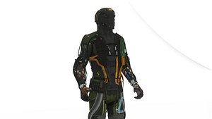 Heavy Assault Drone Armored Combat Robot 3D model