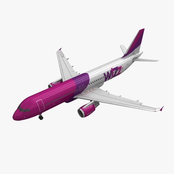 3d airbus a320 wizz air model