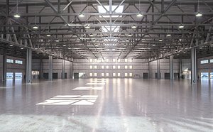Warehouse Interior 3D Model