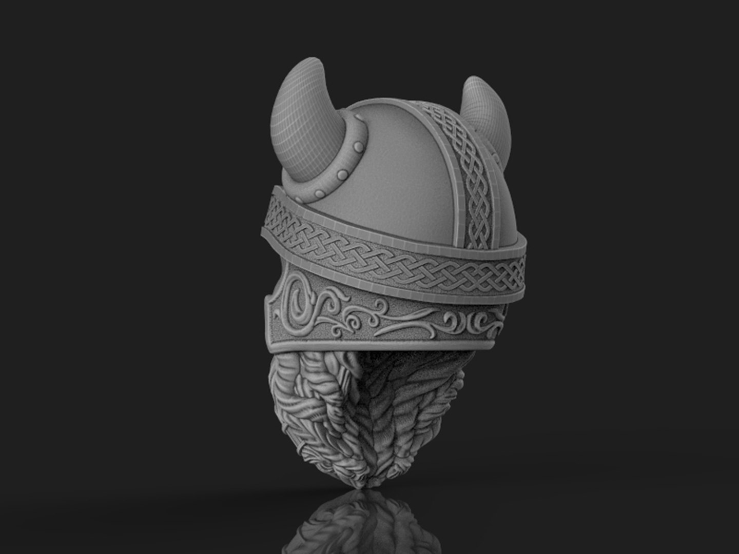 Viking Head 3D Model - TurboSquid 1981900